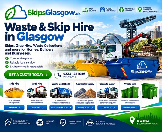 Skip hire in Glasgow